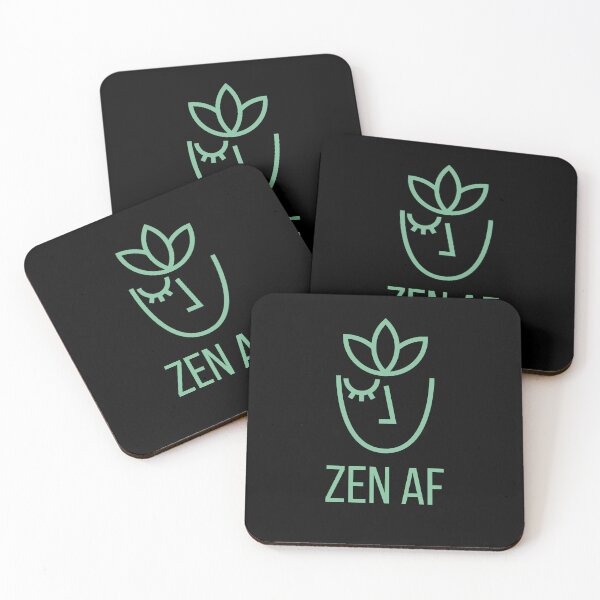 Item preview, Zen AF Funny Mindfulness Boho Line Art designed and sold by LekkieStudioArt.