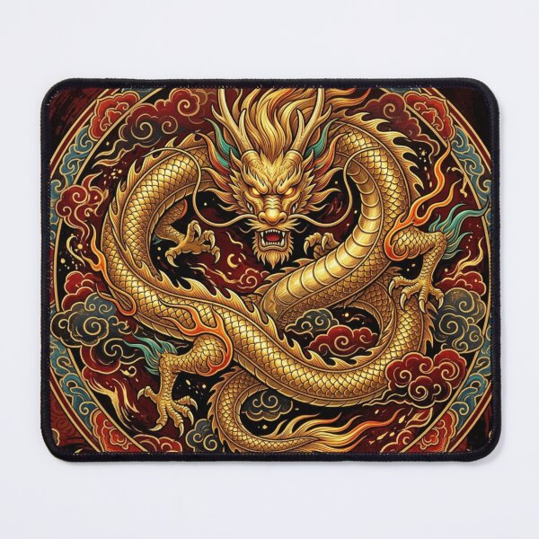 Item preview, Golden Chinese Dragon designed and sold by Stickersdevelop.