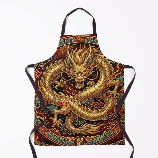 Item preview, Golden Chinese Dragon designed and sold by Stickersdevelop.