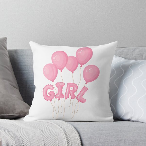Item preview, Pink Baby Girl Balloon Celebration - Cute Nursery Aesthetic designed and sold by SolutionsArt.