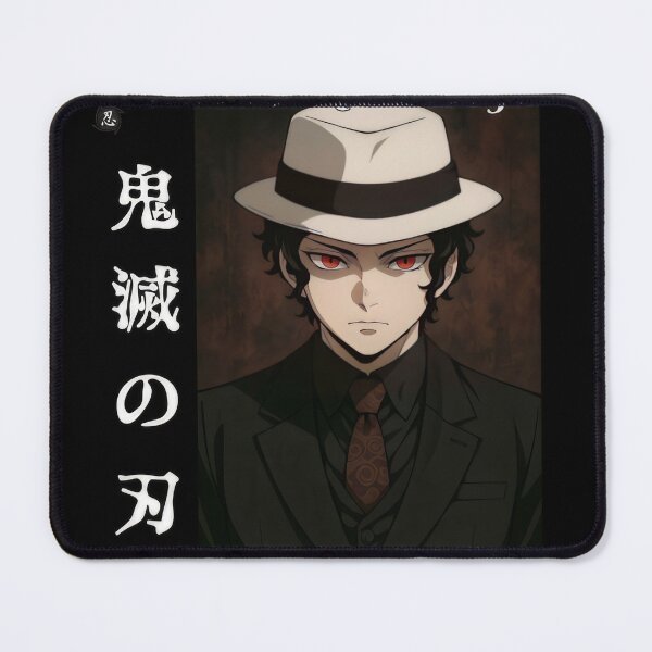 Item preview, Dark Anime Demon Boss in White Shirt – Red‑Eyed Villain designed and sold by vistalyn.