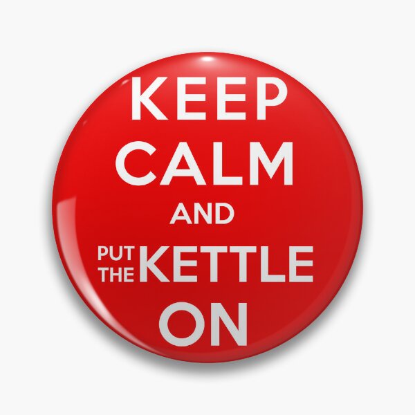 Item preview, Keep Calm and Put The Kettle On — Funny British Tea Lover Gift designed and sold by darryldesign.