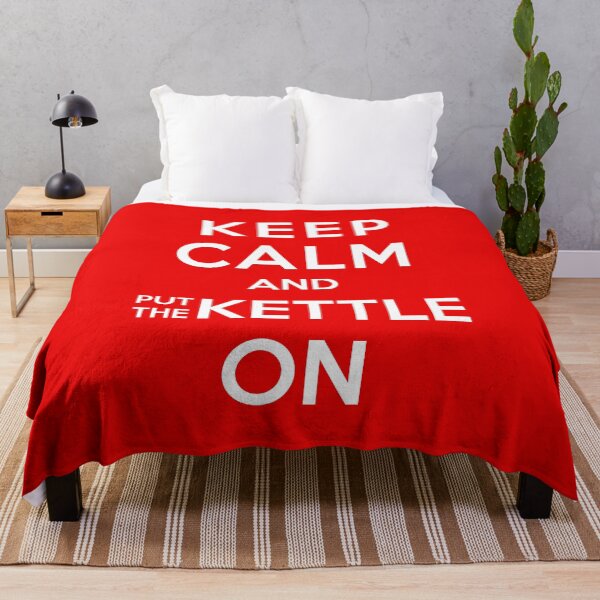 Item preview, Keep Calm and Put The Kettle On — Funny British Tea Lover Gift designed and sold by darryldesign.