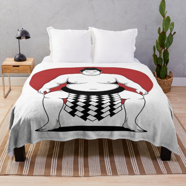 Item preview, Minimalist Sumo Wrestler Traditional Japanese Art Portrait designed and sold by aiTrendy09.