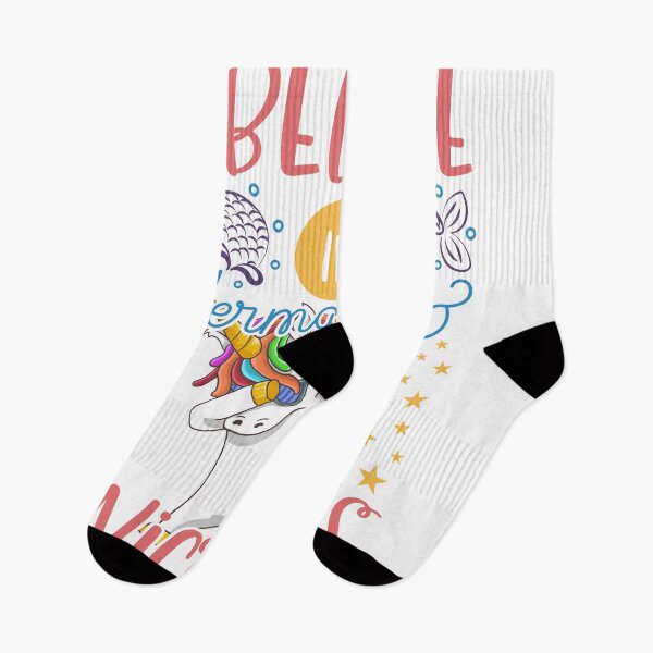 Item preview, I believe in mermaids unicorns designed and sold by LOVEARTDESIGN.
