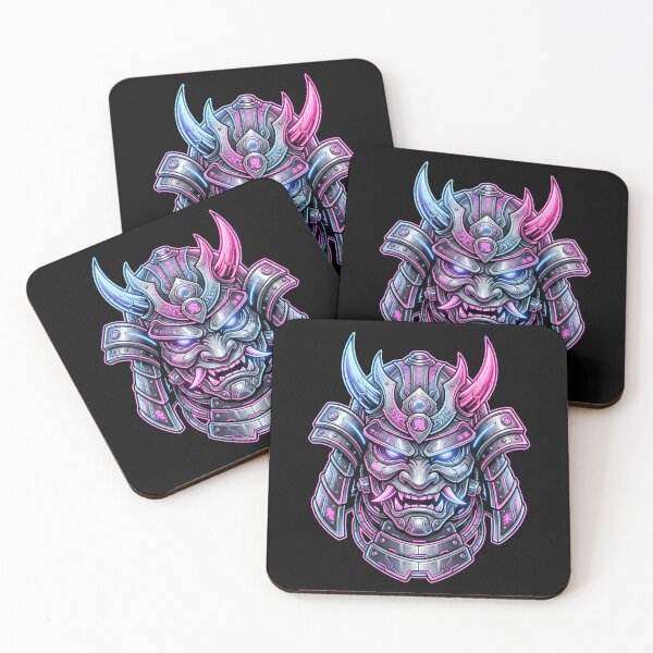 Artikelvorschau, Cyber Samurai Maske entworfen und verkauft von Stickersdevelop.