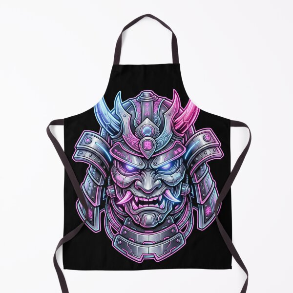 Item preview, Cyber Samurai Mask designed and sold by Stickersdevelop.