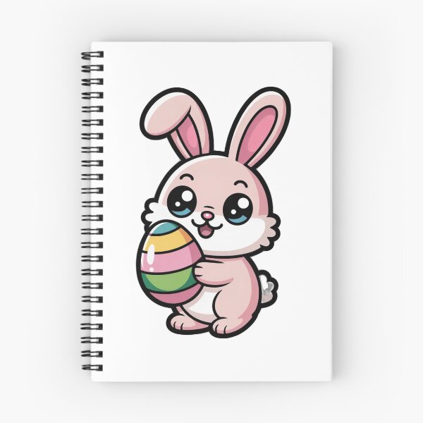 Item preview, Easter Bunny Kawaii Sticker - Cute Spring Rabbit designed and sold by Bianca Oltean.