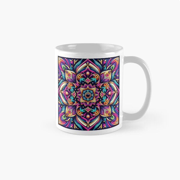 Item preview, Vibrant Mandala – Cosmic Symmetry Emblem designed and sold by Dogandesighn.