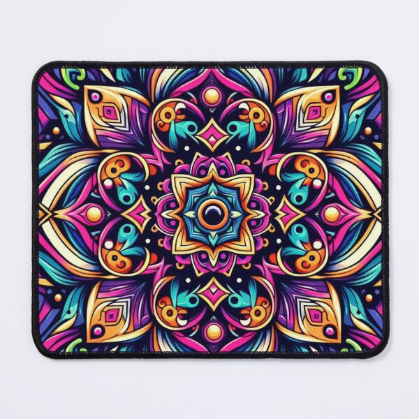 Item preview, Vibrant Mandala – Cosmic Symmetry Emblem designed and sold by Dogandesighn.