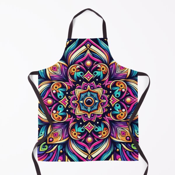 Item preview, Vibrant Mandala – Cosmic Symmetry Emblem designed and sold by Dogandesighn.