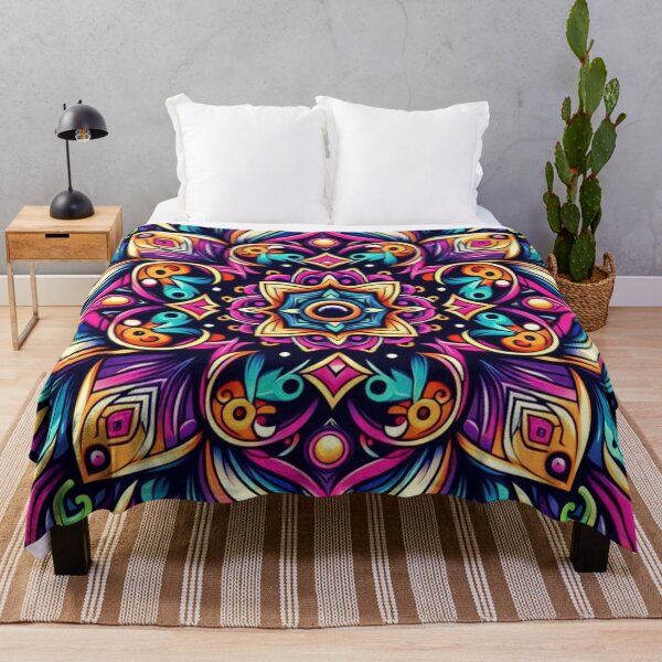 Item preview, Vibrant Mandala – Cosmic Symmetry Emblem designed and sold by Dogandesighn.