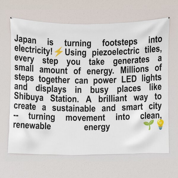 Item preview, Japan is Turning Steps into Electricity designed and sold by mowbile.