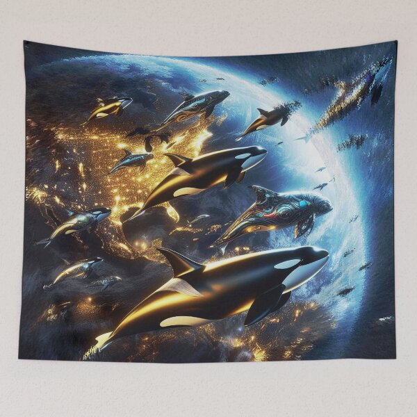 Item preview, Orca The Killing whale in the space v7 designed and sold by Helios Be. Lavsh.