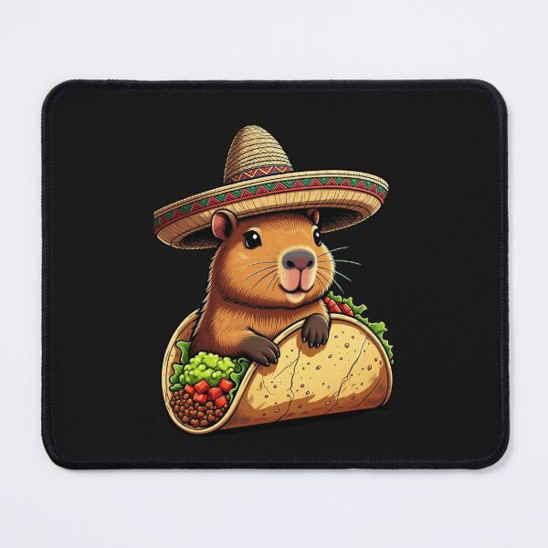 Item preview, Capybara Sombrero Taco Mexican Food Cinco De Mayo designed and sold by GrumpySableye.