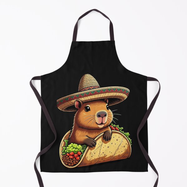 Item preview, Capybara Sombrero Taco Mexican Food Cinco De Mayo designed and sold by GrumpySableye.