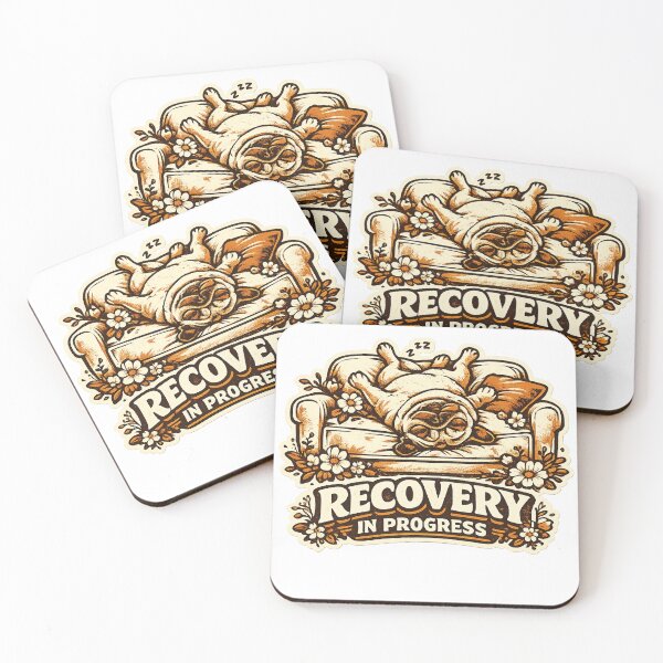 Item preview, Recovery In Progress Pug Mom Shirt Funny Pug Dog Mom Gift designed and sold by PawMuse Studio.