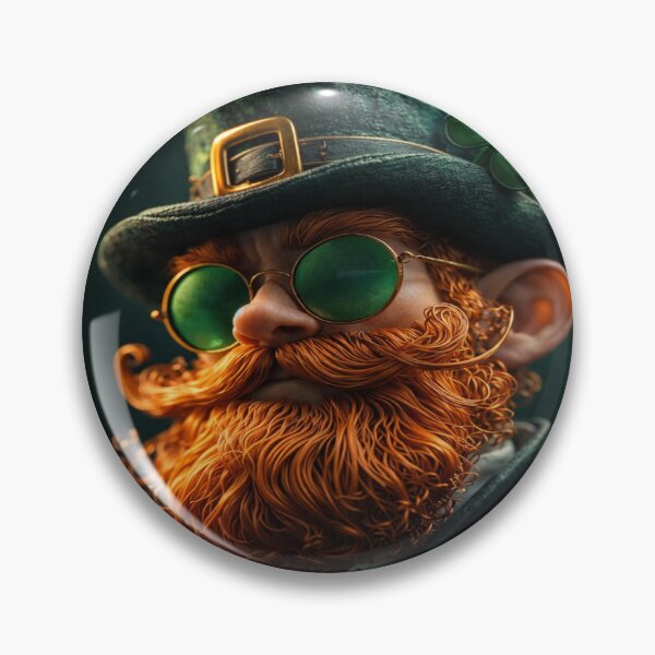 Item preview, Cool Irish Leprechaun with Orange Beard designed and sold by sumithrathod.