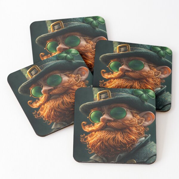 Item preview, Cool Irish Leprechaun with Orange Beard designed and sold by sumithrathod.