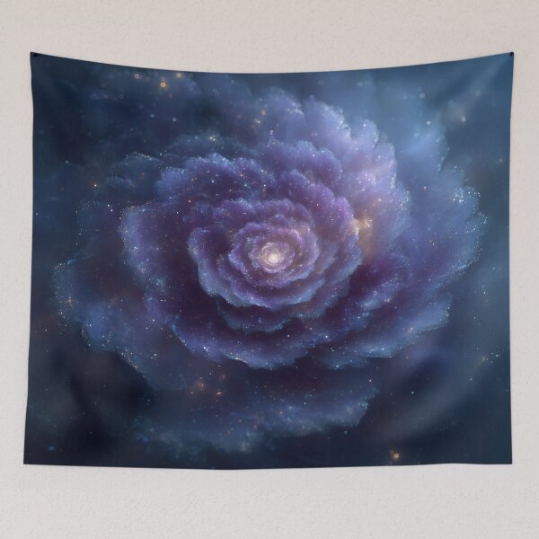 Item preview, Galactic blossom – flower in the shape of a spiral galaxy designed and sold by CosmicGlyph.
