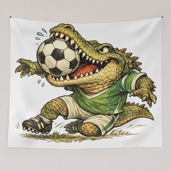 Item preview, Crocodile Soccer Bite designed and sold by photoparadise22.