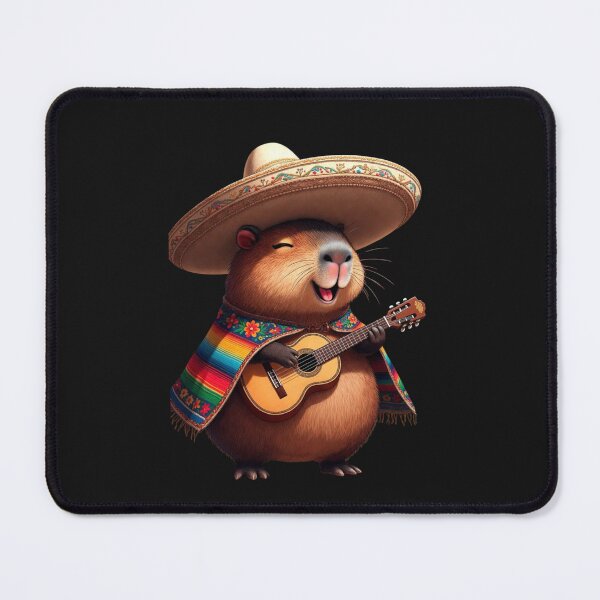 Item preview, Cute Groundhog Mexican Fiesta Musician designed and sold by GrumpySableye.