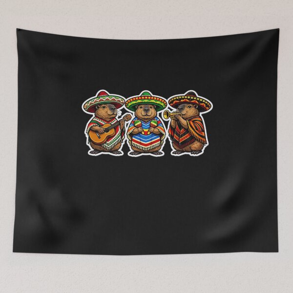 Item preview, Mexican Groundhog Mariachi Band Cinco De Mayo Fiesta designed and sold by GrumpySableye.