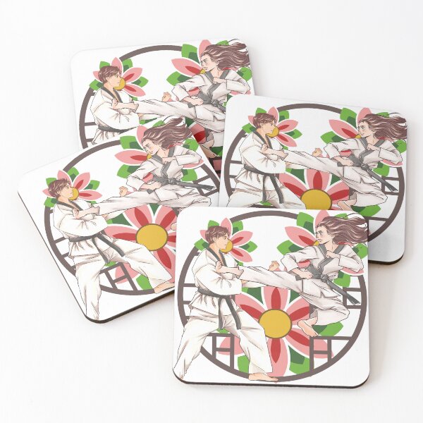 Item preview, Taekwondo Fight: Dynamic Duel in Flowers designed and sold by Kanniax.
