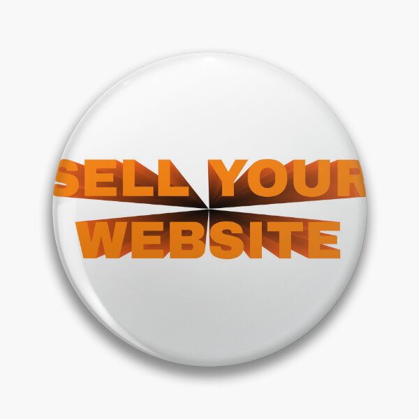 Item preview, Sell Your Website 3D Typography Tech Entrepreneur Sticker designed and sold by PixelWaveBD.