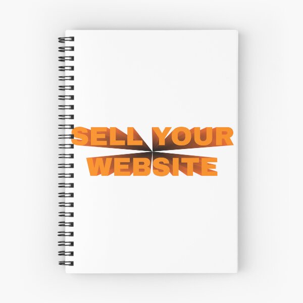 Item preview, Sell Your Website 3D Typography Tech Entrepreneur Sticker designed and sold by PixelWaveBD.