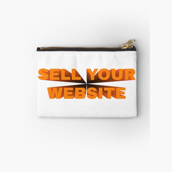 Item preview, Sell Your Website 3D Typography Tech Entrepreneur Sticker designed and sold by PixelWaveBD.