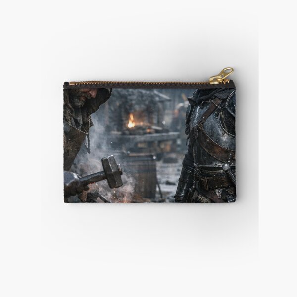 Item preview, Medieval Blacksmith Forging Sword for Knight Warrior designed and sold by NiceArtsPlace.