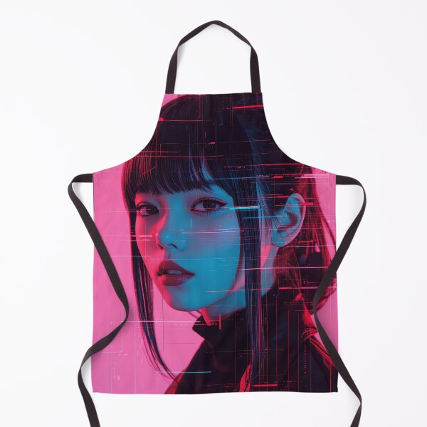 Item preview, Futuristic Cyberpunk Portrait of a Woman with Digital Glitch Effects and Neon Lighting designed and sold by Sergii Davydenko.