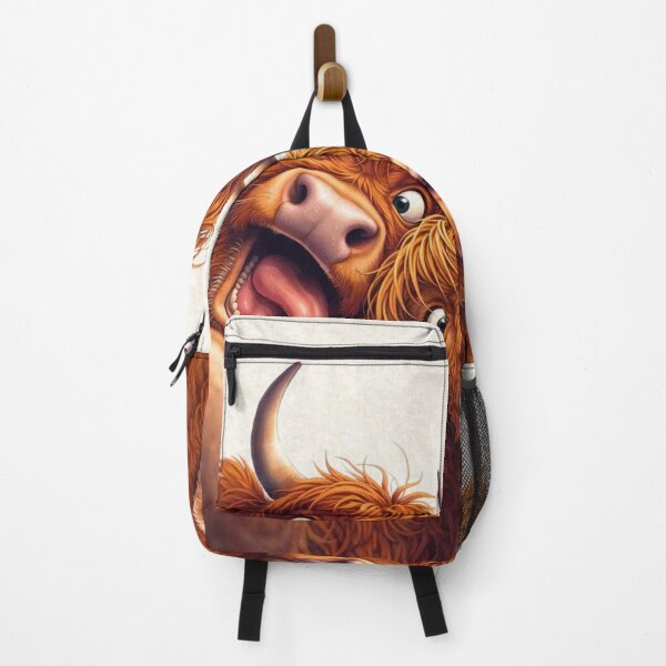 Item preview, Chaotic Scottish Cow Selfie designed and sold by Sartawsky.