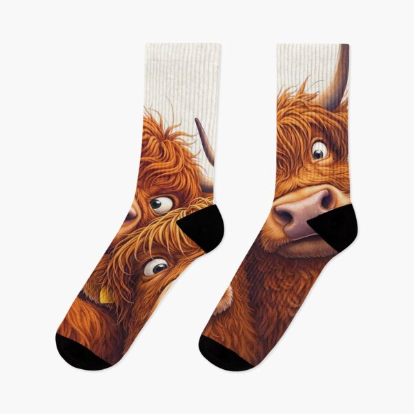 Item preview, Chaotic Scottish Cow Selfie designed and sold by Sartawsky.