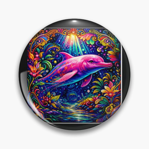 Item preview, Abyssal Dream of the Pink Amazonian River Dolphin designed and sold by Helios Be. Lavsh.