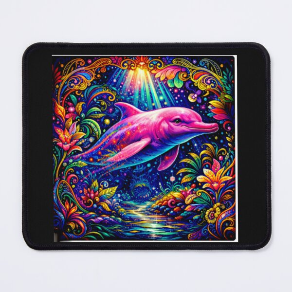 Item preview, Abyssal Dream of the Pink Amazonian River Dolphin designed and sold by Helios Be. Lavsh.