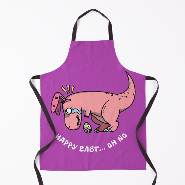 Item preview, Happy East… Oh No Funny Easter Dinosaur | Cute Pink Dino Easter Egg Design designed and sold by swdesigns714.