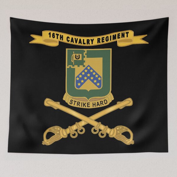 Item preview, Army  - 16th Cavalry Regiment w Ribbon - Br X 300 designed and sold by Military Insignia Products.