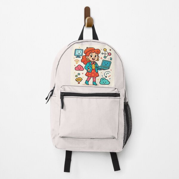 Item preview, Happy tech girl  designed and sold by HappyBloom.