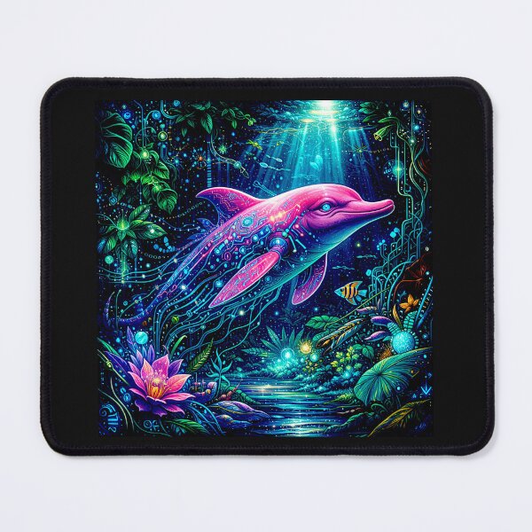 Item preview, Abyssal Dream of the Pink Amazonian River Dolphin #1 designed and sold by Helios Be. Lavsh.