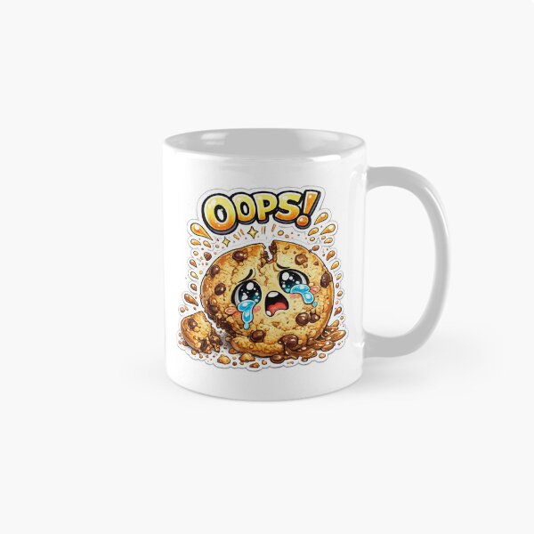 Item preview, Oops Cookie – Cute Kawaii Broken Cookie Manga Design designed and sold by Kevin Shearer.