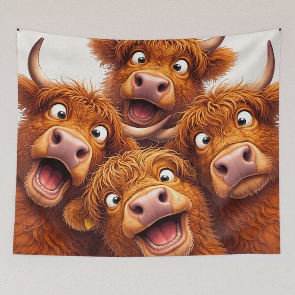 Item preview, Scottish Highland cattle designed and sold by Sartawsky.
