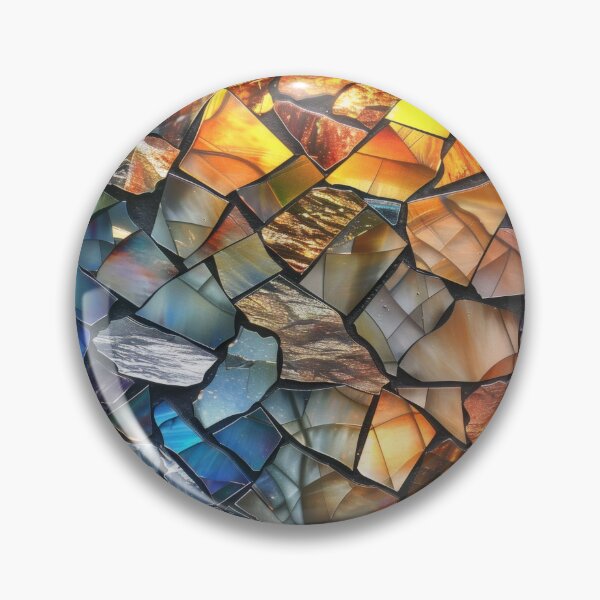 Item preview, Colorful glass mosaic – color explosion of broken light designed and sold by CosmicGlyph.