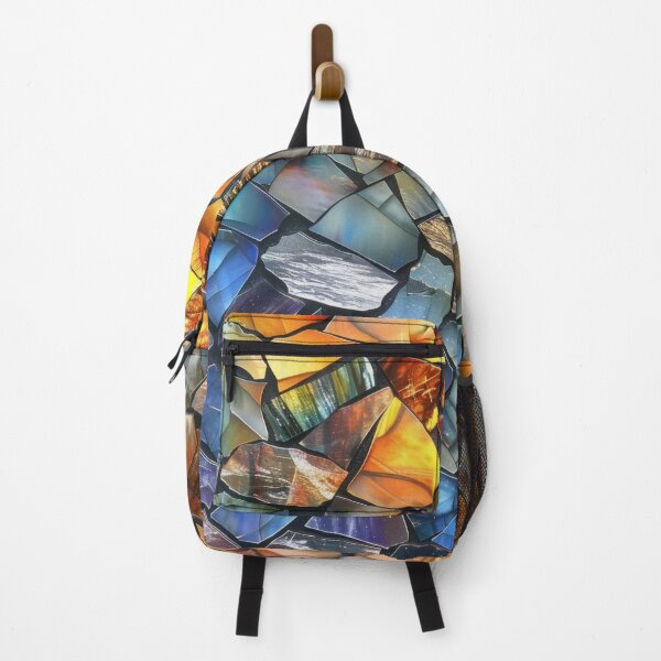 Item preview, Colorful glass mosaic – color explosion of broken light designed and sold by CosmicGlyph.