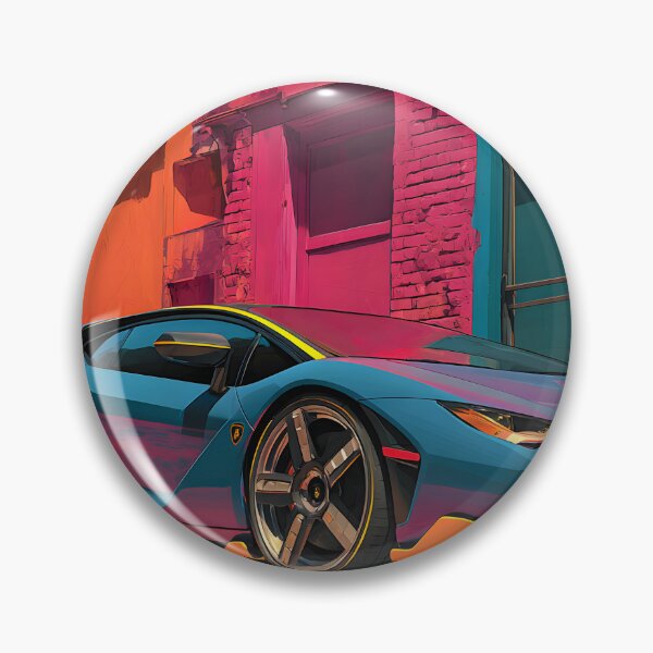 Item preview, Lamborghini Centenario Poster – Bright Pop Art Design designed and sold by AutoPopStudio.