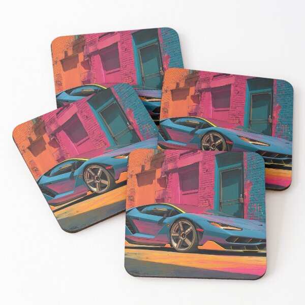 Item preview, Póster del Lamborghini Centenario – Diseño Pop Art Brillante designed and sold by AutoPopStudio.