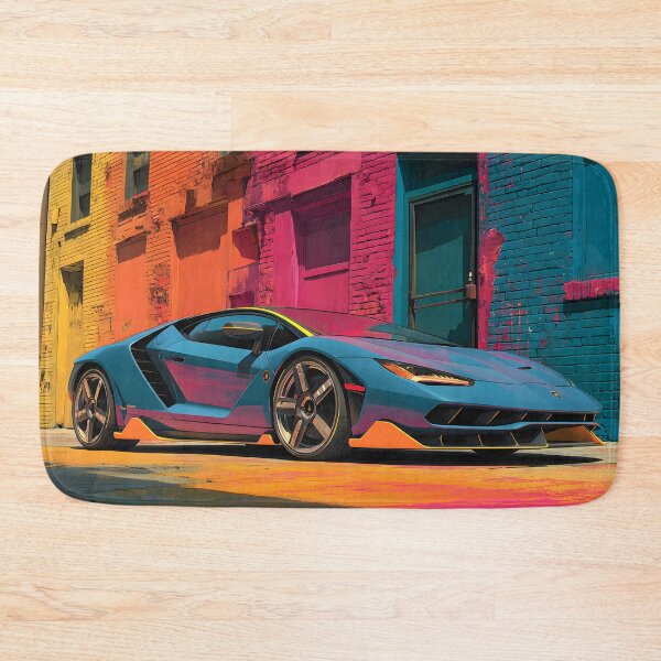 Item preview, Lamborghini Centenario Poster – Bright Pop Art Design designed and sold by AutoPopStudio.