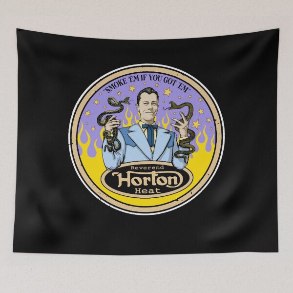 Item preview, Reverend Horton Heat Smoke Em If You Got Em (Colour)  designed and sold by TENSAI-DESIGNER.