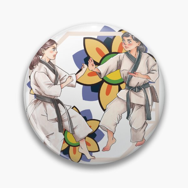 Item preview, Women's Taekwondo Duo: Strength and Floral Elegance designed and sold by Kanniax.